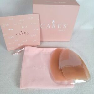 Cakes Body Womens Nipple Covers Grippy Triangles Size OG Caramel